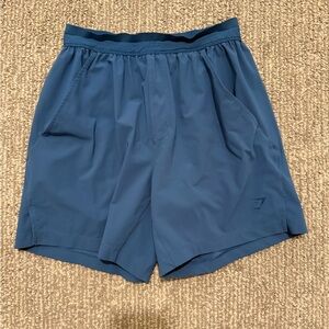 Gymshark Blue Running Shorts XS Lightweight Athletic Workout Activewear